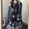 Ravishing Stylish Black Color Party Wear Anarkali