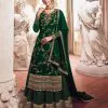 Adorable Green Color Georgette Embroidery Sequence Sharara Suit