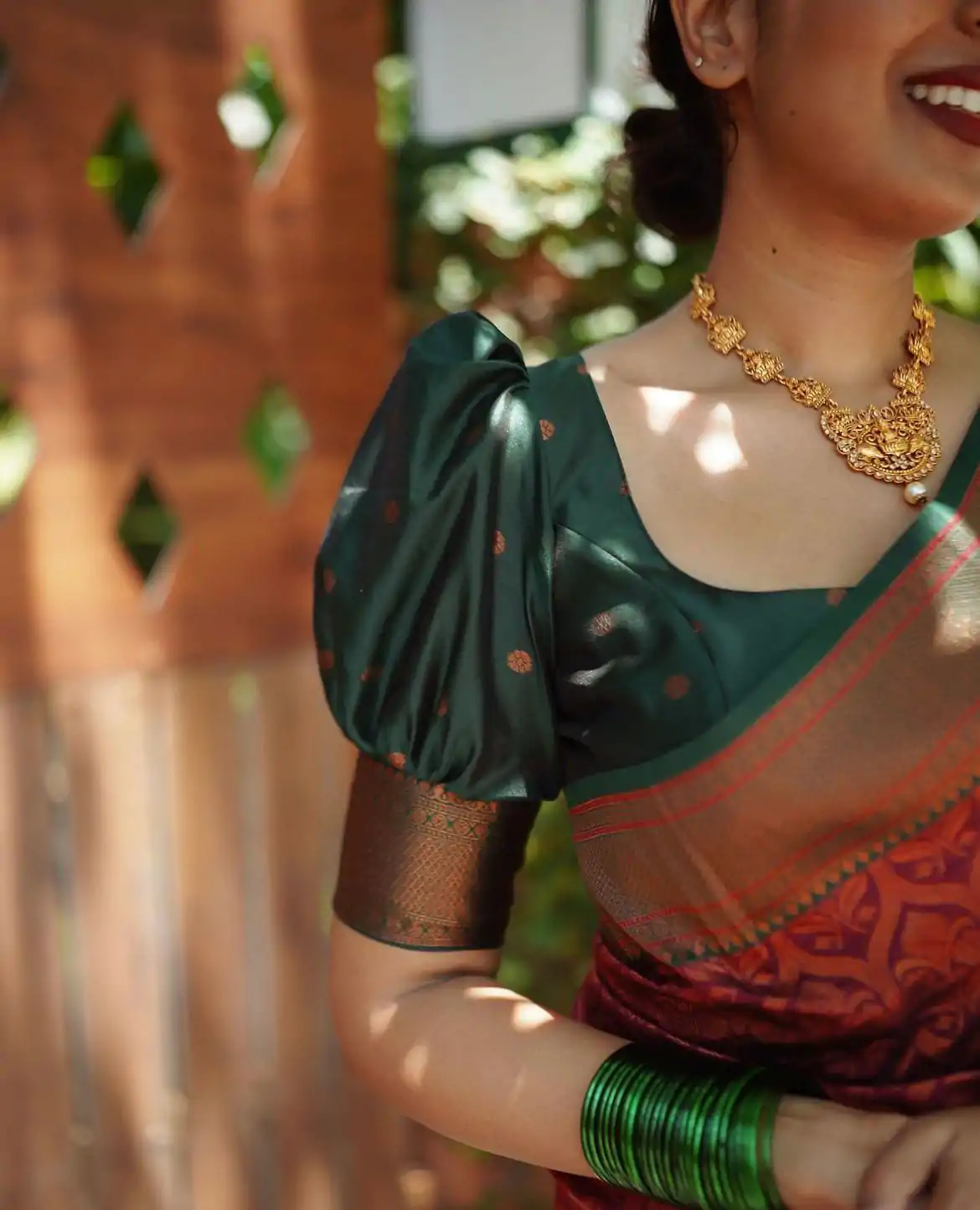 Beautiful Maroon Color Soft Lichi Silk Saree With Ordinary Design Saree