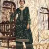 Special Green Color Georgette Embroidery Stone Work Sharara Suit