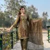 Cute Grey Color Faux Georgette Embroidery Sequence Work Salwar Suit