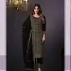Awesome Black Heavy Rangoli With Coding Sequence Embroidery Work Salwar Suit