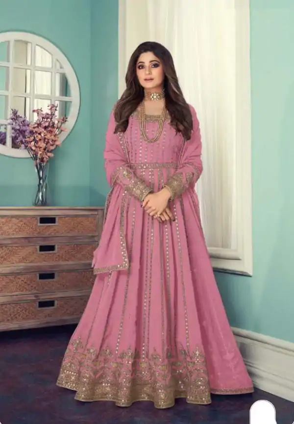 gorgeous-peach-color-georgette-with-sequence-work-gown