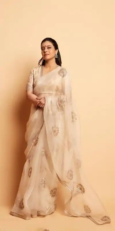 beautiful-cream-color-organza-silk-with-embroidery-work-saree