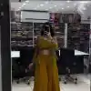 Beautiful Yellow Color Georgette Thread Sequence Salwar Suit