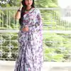 Exquisite Light Purple Color Devsena Soft Silk Saree Digital Saree