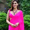 Stunning Pink Color Georgette Embroidery Sequence Lace Saree