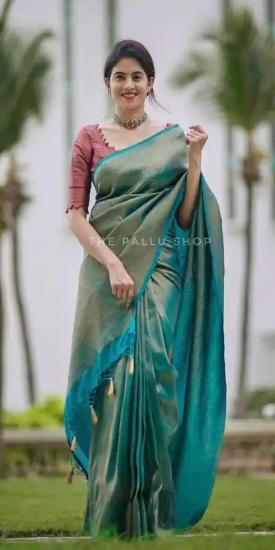 KP 4099 Blue Color Soft Lichi Silk Cloth Rich Pallu All Over Saree Events Casual, Wedding, Festive, Events Etc. Expected Delivery  4-6 Working Days @1349/- | Bollywood Sarees, Creative Sarees, Designer Sarees, Embroidered Sarees, Ethnic Saree, Modern Digital sarees, Party Wear Sarees, Sarees
