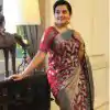 Glamorous Red Color Soft Lichi Silk Cloth Jacquard All Over Saree