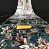 Adorable Dark Green Color Devsena Soft Silk Digital Printed Saree