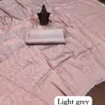 Elegant Light Grey Soft Silk Beautiful Rich Pallu All Over Saree