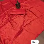 Elegant Red Color Soft Silk Beautiful Rich Pallu All Over Saree