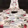 Graceful White & Red Color Devsena Soft Silk Digital Printed Saree
