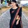 Majestic Black Color Banarasi Soft Silk Ordinary Design Saree