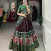 LNB 1623 Broun Color Fabulous Dola Silk Patola Print And Foil Work Lehenga Choli Wedding, Festive, Events Expected Delivery 4-6 Working Days@2199/- Only | Bollywood Lehenga, Creative Lehenga, Designer Lehenga, Embroidered Lehenga, Lehenga, Party Wear Lehenga