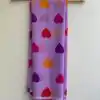 Amazing Purple Color Soft Georgette Silk Digital Print Heart Design Ready To Wear Saree