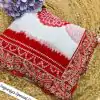 Fancy White Color Georgette Codding Sequence Cutwork Lace Border Saree