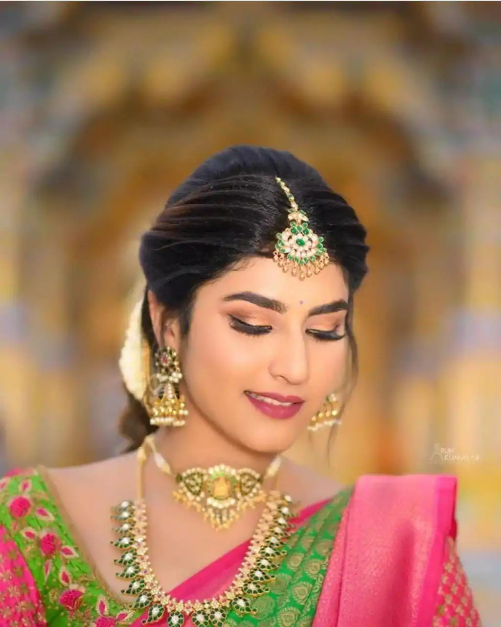Magical Green Color Soft Litchi Silk jacquard Work On All Over Saree - Image 3