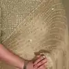 YNF 3452 Gold -DF 3452 Color Georgette Sequins Multy Embroidery Work Saree Casual, Wedding, Festive, Events . Expected Delivery  4-6 Working Days @1799/-                                                                                 | Bollywood Sarees, Creative Sarees, Designer Sarees, Embroidered Sarees, Ethnic Saree, Modern Digital sarees, Party Wear Sarees, Sarees