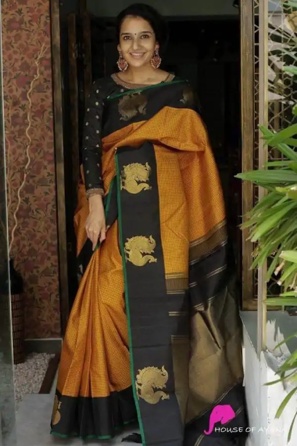 KP 2060 Mustard Color Work in Soft Lichi Silk Jacquard Work Saree Designer On for ₹1449. Delivery 4-6 Working Days. Shop now. | Bollywood Sarees, Creative Sarees, Designer Sarees, Embroidered Sarees, Ethnic Saree, Modern Digital sarees, Party Wear Sarees, Sarees