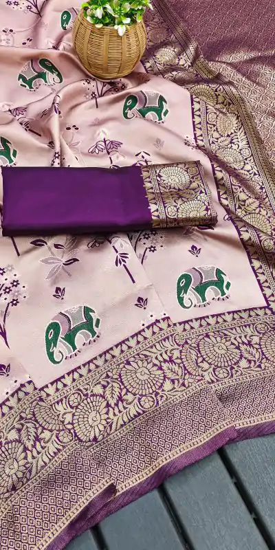 KP 6004 Wine Soft Lichi Silk Jacquard Work With Designer Work Saree. Grab it for ₹1499. Delivery 4-6 Working Days. Shop now. | Bollywood Sarees, Creative Sarees, Designer Sarees, Embroidered Sarees, Ethnic Saree, Modern Digital sarees, Party Wear Sarees, Sarees