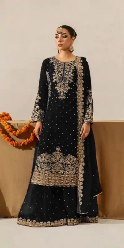 RTC 5901 Black Faux Georgette Salwar Suit Perfect for Wedding, Party, Raksha Bandhan, Eid, Pooja –. Introductory Price ₹2449. Delivery 4-6 Working Days. | Jump Suits, Casual Suits, Creative suits, Designer Suits, Palazzo Suits, Party Wear Suits, Patiala Suits, Salwar suit, Straight Suits
