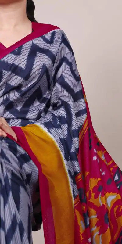 YNF 7043 Blue Color Tasar Silk Printed With Designer Work Saree. Festive Deal ₹1549. Delivery 4-6 Working Days. Shop now. | Bollywood Sarees, Creative Sarees, Designer Sarees, Embroidered Sarees, Ethnic Saree, Modern Digital sarees, Party Wear Sarees, Sarees