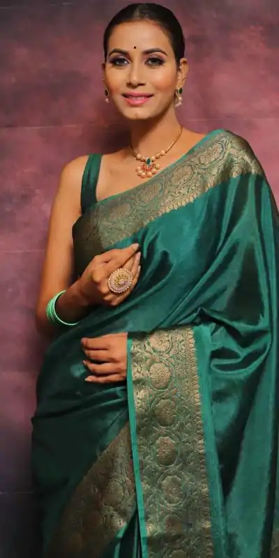 KP 6009 Firozi Soft Lichi Silk With Lace Border & Lace Work. Now Saree at just ₹1349. Delivery 4-6 Working Days. Shop now. | Bollywood Sarees, Creative Sarees, Designer Sarees, Embroidered Sarees, Ethnic Saree, Modern Digital sarees, Party Wear Sarees, Sarees