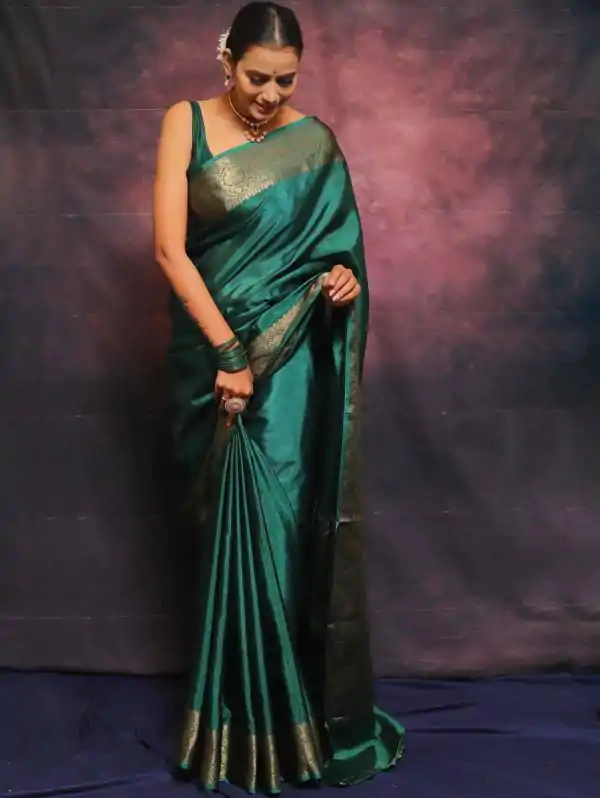 KP 6009 Firozi Soft Lichi Silk With Lace Border & Lace Work. Now Saree at just ₹1349. Delivery 4-6 Working Days. Shop now. | Bollywood Sarees, Creative Sarees, Designer Sarees, Embroidered Sarees, Ethnic Saree, Modern Digital sarees, Party Wear Sarees, Sarees