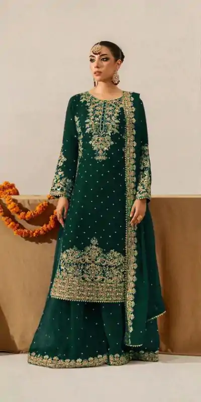 RTC 5901 Green Faux Georgette Salwar Suit Perfect for Wedding, Party, Raksha Bandhan, Eid, Pooja –. Introductory Price ₹2449. Delivery 4-6 Working Days. | Jump Suits, Casual Suits, Creative suits, Designer Suits, Palazzo Suits, Party Wear Suits, Patiala Suits, Salwar suit, Straight Suits