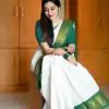 KP 3025 Green Soft Lichi Silk Saree Perfect for Wedding, Party, Baby Shower, Onam, Durga Puja . Available at ₹1449 only. Delivery 4-6 Working Days. | Bollywood Sarees, Creative Sarees, Designer Sarees, Embroidered Sarees, Ethnic Saree, Modern Digital sarees, Party Wear Sarees, Sarees