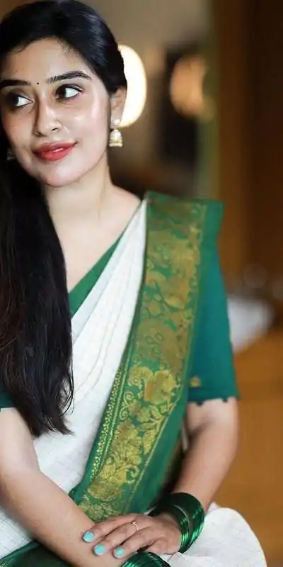 KP 3025 Green Soft Lichi Silk Saree Perfect for Wedding, Party, Baby Shower, Onam, Durga Puja . Available at ₹1449 only. Delivery 4-6 Working Days. | Bollywood Sarees, Creative Sarees, Designer Sarees, Embroidered Sarees, Ethnic Saree, Modern Digital sarees, Party Wear Sarees, Sarees