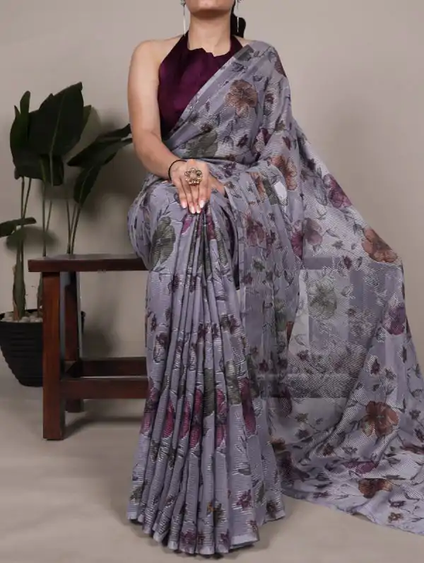 YNF 7051 Grey in Lurex Brasso Designer Work Saree . Wedding, Party, Festive, Events, Special Price ₹1799. Delivery 4-6 Working Days. Shop now. | Bollywood Sarees, Creative Sarees, Designer Sarees, Embroidered Sarees, Ethnic Saree, Modern Digital sarees, Party Wear Sarees, Sarees