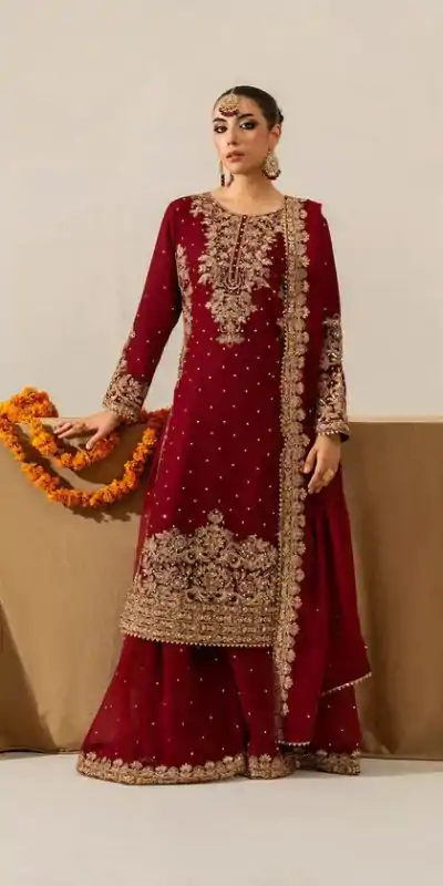 RTC 5901 Maroon Faux Georgette Salwar Suit Perfect for Wedding, Party, Raksha Bandhan, Eid, Pooja –. Introductory Price ₹2449. Delivery 4-6 Working Days. | Jump Suits, Casual Suits, Creative suits, Designer Suits, Palazzo Suits, Party Wear Suits, Patiala Suits, Salwar suit, Straight Suits