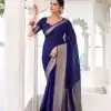 YNF 7902 Navy Blue Color Chinon Printed With Zari Weaving Work Saree With Zari Work. Best Price ₹1549. Delivery 4-6 Working Days. Shop now. | Bollywood Sarees, Creative Sarees, Designer Sarees, Embroidered Sarees, Ethnic Saree, Modern Digital sarees, Party Wear Sarees, Sarees