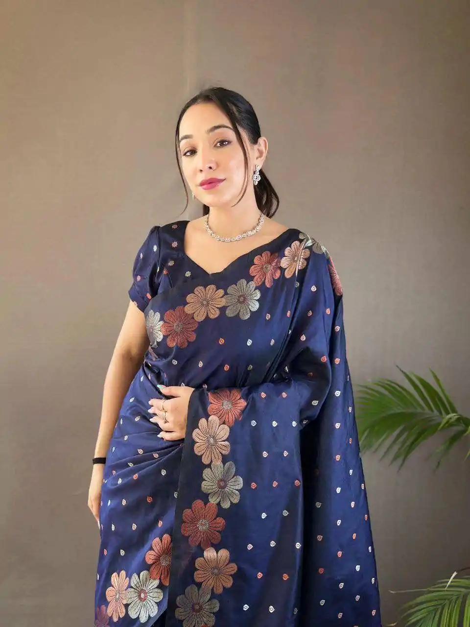 KP 6003 Navy Blue Soft Lichi Silk Cloth Lace Work & Lace Border Saree in Best Price ₹1399. Delivery 4-6 Working Days. Shop now. | Bollywood Sarees, Creative Sarees, Designer Sarees, Embroidered Sarees, Ethnic Saree, Modern Digital sarees, Party Wear Sarees, Sarees