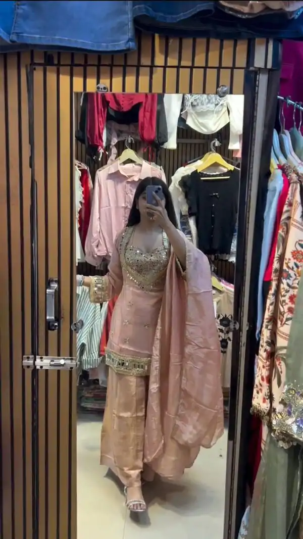 LG 2015 Peach Cosmos Salwar Suit Perfect for Wedding, Party, Karwa Chauth, Eid, Holi – . Exclusive Offer ₹2099. Delivery 4-6 Working Days. Shop now. | Designer Suits, Jump Suits, Casual Suits, Creative suits, Palazzo Suits, Party Wear Suits, Patiala Suits, Salwar suit, Straight Suits