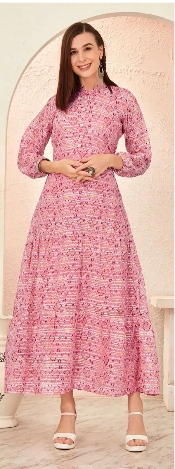 INLI BLOSSOM 2.0 Peach Georgette print Gown Perfect for Wedding, Party, Ganesh Chaturthi, Bridal Wear, Durga Puja – . Get it for ₹1499. Delivery 4-6 Days | Bollywood Gowns, Creative Gowns, Designer Gowns, Embroidered Gowns, Gowns, Party Wear Gowns