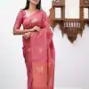 KP 5009 Peach Soft Lichi Silk Saree Perfect for Wedding, Party, Pooja, Lohri, Reception . Special Price ₹1319. Delivery 4-6 Working Days. Shop | Bollywood Sarees, Creative Sarees, Designer Sarees, Embroidered Sarees, Ethnic Saree, Modern Digital sarees, Party Wear Sarees, Sarees