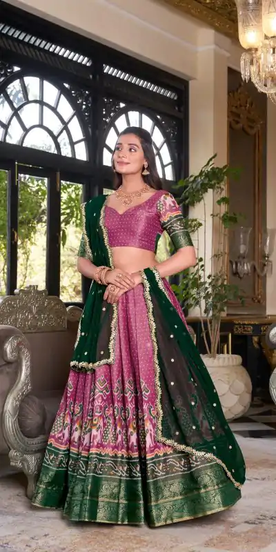 LNB 1240 Pink Kanchipuram With Embroidery Work & Zari Work Lehenga Choli ₹2499 on Available. Delivery 4-6 Working Days. Shop now. | Bollywood Lehenga, Creative Lehenga, Designer Lehenga, Embroidered Lehenga, Lehenga, Party Wear Lehenga