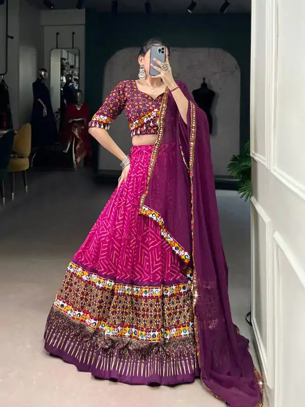 LNB 1725 Pink Tasar Silk With Lace Work Lehenga Choli . Wedding, Party, Festive, Events, Affordable Price ₹2999. Delivery 4-6 Working Days. Shop now. | Embroidered Lehenga, Bollywood Lehenga, Creative Lehenga, Designer Lehenga, Lehenga, Party Wear Lehenga