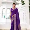 YNF 7902 Purple Color Chinon Printed With Zari Weaving Work Saree With Zari Work. Best Price ₹1549. Delivery 4-6 Working Days. Shop now. | Bollywood Sarees, Creative Sarees, Designer Sarees, Embroidered Sarees, Ethnic Saree, Modern Digital sarees, Party Wear Sarees, Sarees