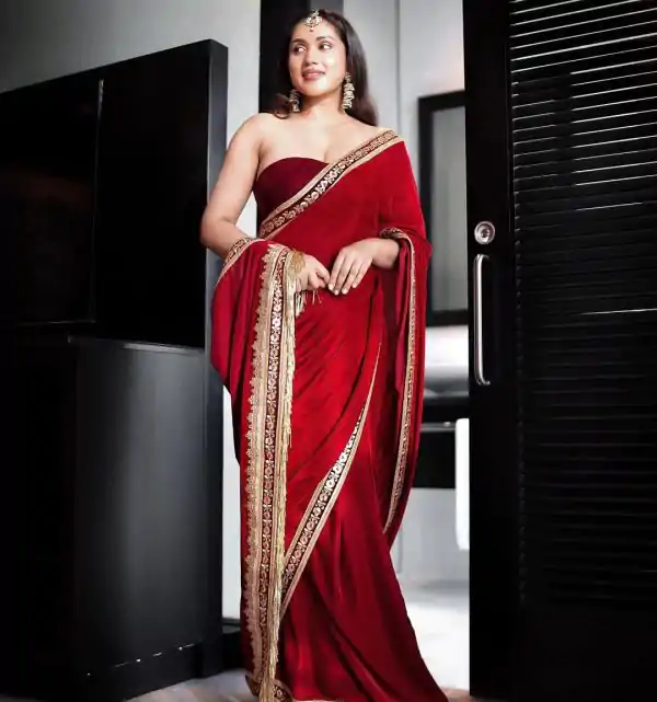 SC 239 Pink Georgette With Lace Work & Lace Border Saree . Wedding, Party, Festive, Events, Exclusive Offer ₹1599. Delivery 4-6 Working Days. Shop now. | Bollywood Sarees, Creative Sarees, Designer Sarees, Embroidered Sarees, Ethnic Saree, Modern Digital sarees, Party Wear Sarees, Sarees