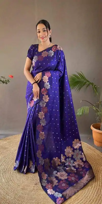 KP 6003 Royal Blue Soft Lichi Silk Cloth Lace Work & Lace Border Saree in Best Price ₹1399. Delivery 4-6 Working Days. Shop now. | Bollywood Sarees, Creative Sarees, Designer Sarees, Embroidered Sarees, Ethnic Saree, Modern Digital sarees, Party Wear Sarees, Sarees