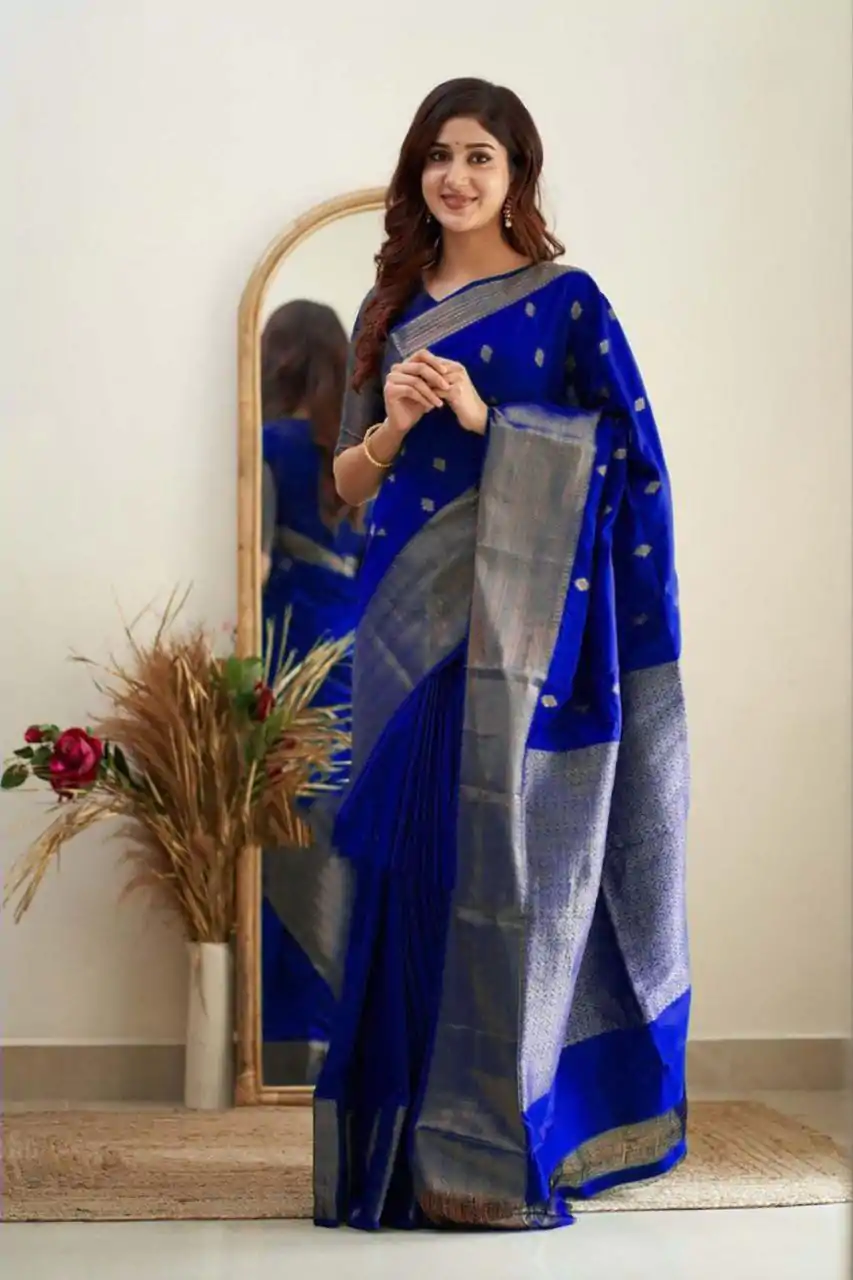 KP 5088 Royal Blue Soft Lichi Silk Cloth Saree With Lace Border & Lace Work. Best Price ₹1349. Delivery 4-6 Working Days. Shop now. | Bollywood Sarees, Creative Sarees, Designer Sarees, Embroidered Sarees, Ethnic Saree, Modern Digital sarees, Party Wear Sarees, Sarees