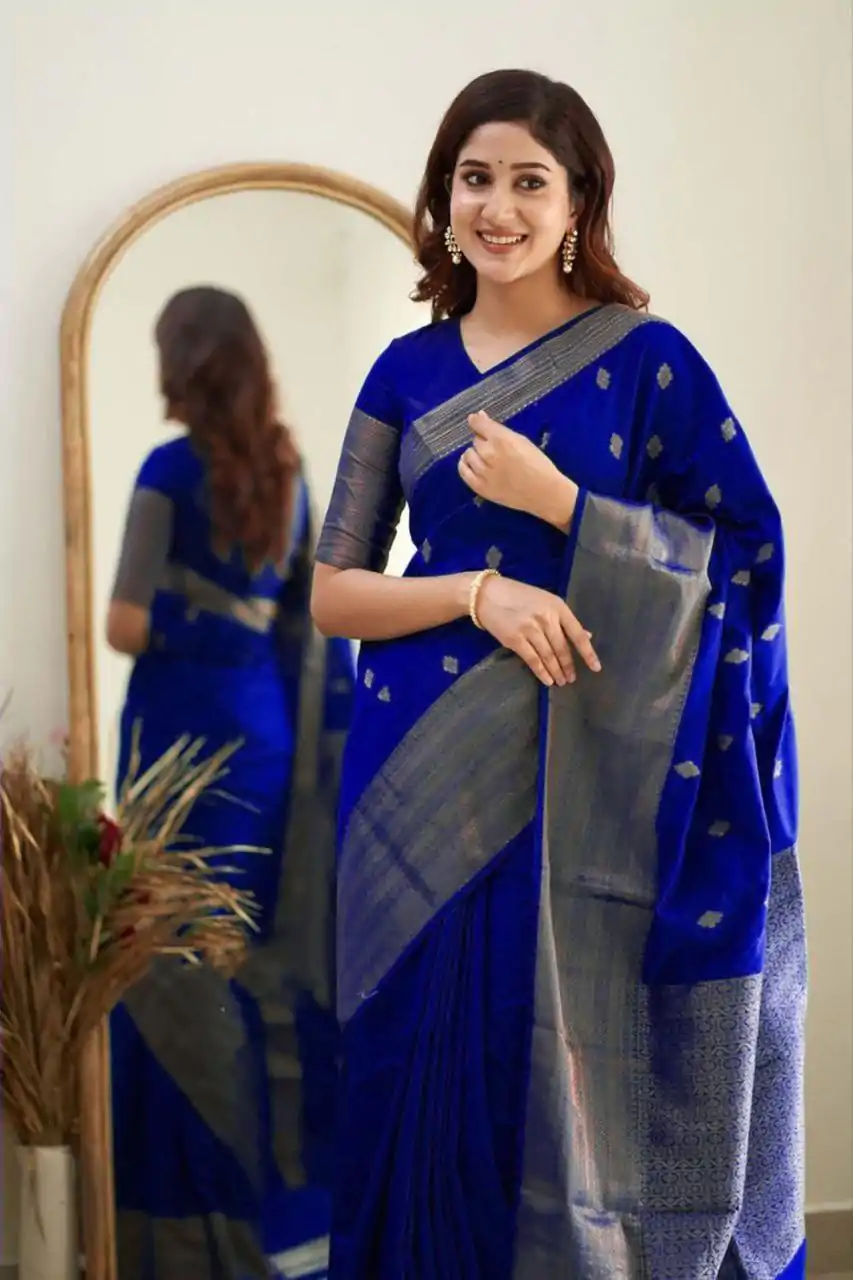 KP 5088 Royal Blue Soft Lichi Silk Cloth Saree With Lace Border & Lace Work. Best Price ₹1349. Delivery 4-6 Working Days. Shop now. | Bollywood Sarees, Creative Sarees, Designer Sarees, Embroidered Sarees, Ethnic Saree, Modern Digital sarees, Party Wear Sarees, Sarees