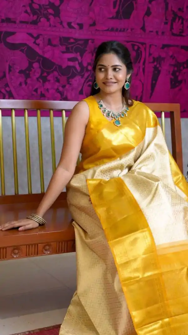 KP 6046 Yellow Soft Lichi Silk with Lace Border & Lace Work Saree . Best Price ₹1449. Delivery 4-6 Working Days. Shop now. | Bollywood Sarees, Creative Sarees, Designer Sarees, Embroidered Sarees, Ethnic Saree, Modern Digital sarees, Party Wear Sarees, Sarees
