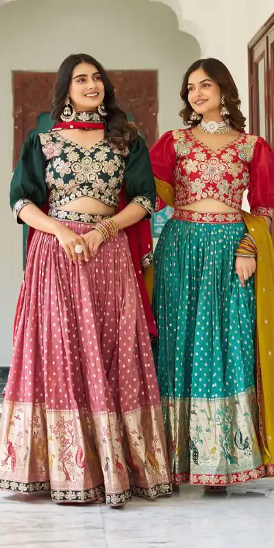 Ram 104 Firozi mono silk Lehenga Choli Perfect for Wedding, Party, Anniversary, Onam, Ethnic Day – . Festive Deal ₹3149. Delivery 4-6 Working Days. | Bollywood Lehenga, Creative Lehenga, Designer Lehenga, Embroidered Lehenga, Lehenga, Party Wear Lehenga