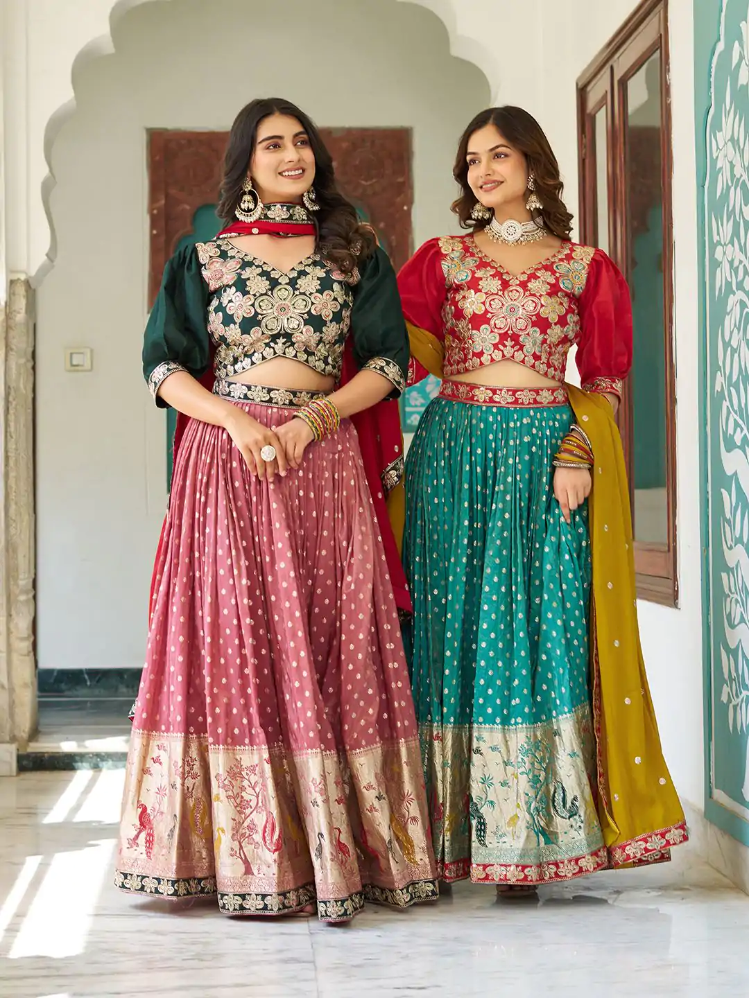 Ram 104 Firozi mono silk Lehenga Choli Perfect for Wedding, Party, Anniversary, Onam, Ethnic Day – . Festive Deal ₹3149. Delivery 4-6 Working Days. | Bollywood Lehenga, Creative Lehenga, Designer Lehenga, Embroidered Lehenga, Lehenga, Party Wear Lehenga