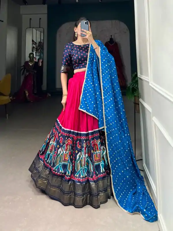 LNB 1623 Pink Dola Silk Lehenga Choli. erfect for Wedding, Party, Cultural Events, Reception, Bridal Wear – Get it for ₹1999. Delivery 4-6 Working Da | Designer Suits, Jump Suits, Casual Suits, Creative suits, Palazzo Suits, Party Wear Suits, Patiala Suits, Salwar suit, Straight Suits